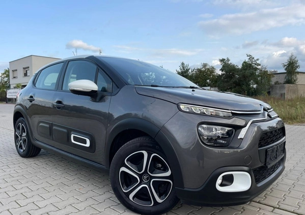 Citroen C3 cena 58900 przebieg: 10000, rok produkcji 2022 z Leszno małe 407